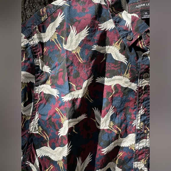 Adam Levine Men’s Button Down Bird Shirt - Picture 4 of 4